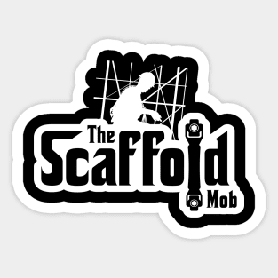 Scaffold Mob Man Logo Sticker